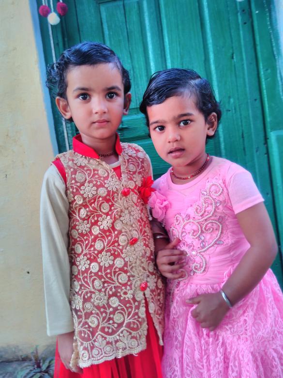 Free stock image of Two Small Kids created by balbir