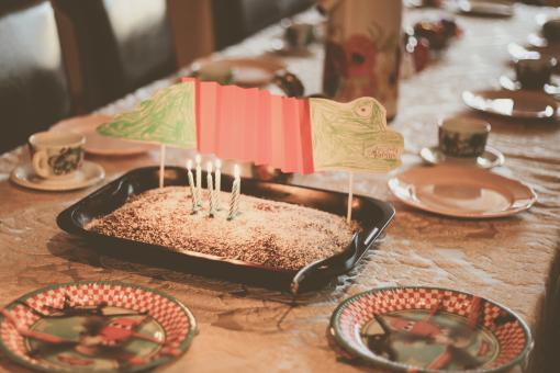 Childrens Birthday Cake - Free Stock Photo