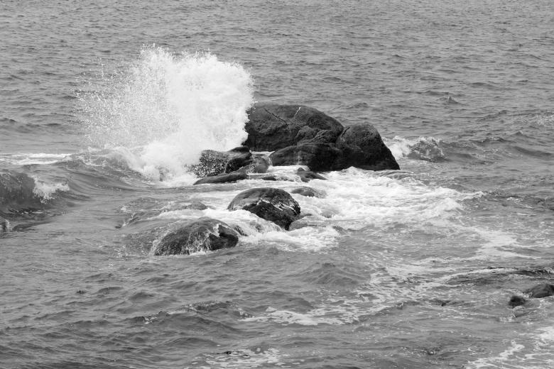 Free stock image of Breaking Waves on Rocks created by Richard Revel