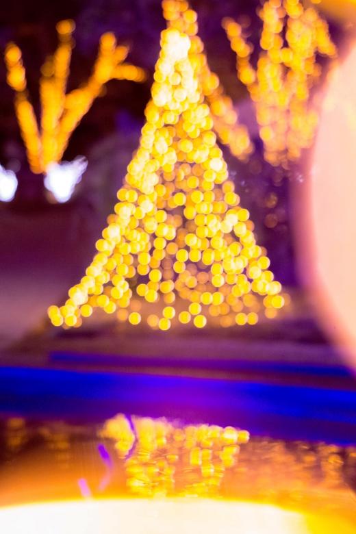 Free stock image of Yellow Bokeh Christmas Tree created by agphotostock.com
