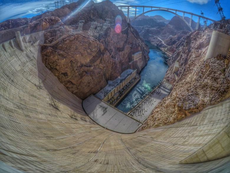 Free stock image of Hoover Dam - Seen from Above created by agphotostock.com