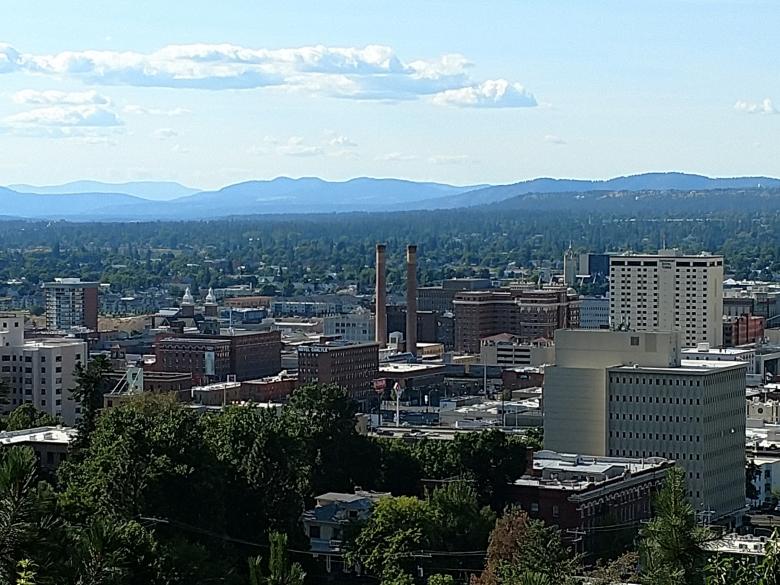 Free stock image of Spokane Washington City View created by agphotostock.com
