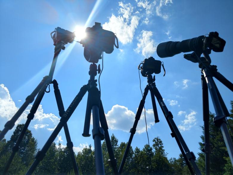 Free stock image of Camera Setup for Solar Eclipse created by agphotostock.com
