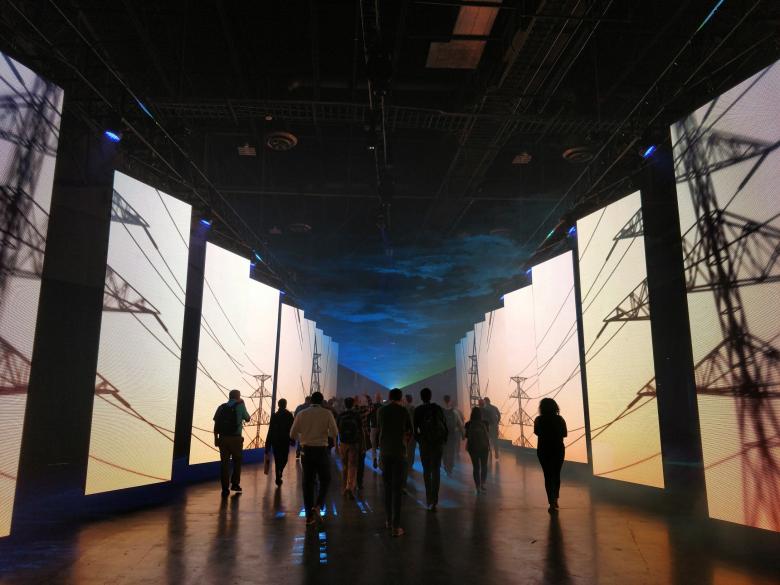 Free stock image of Walking Through a Visual Show created by agphotostock.com