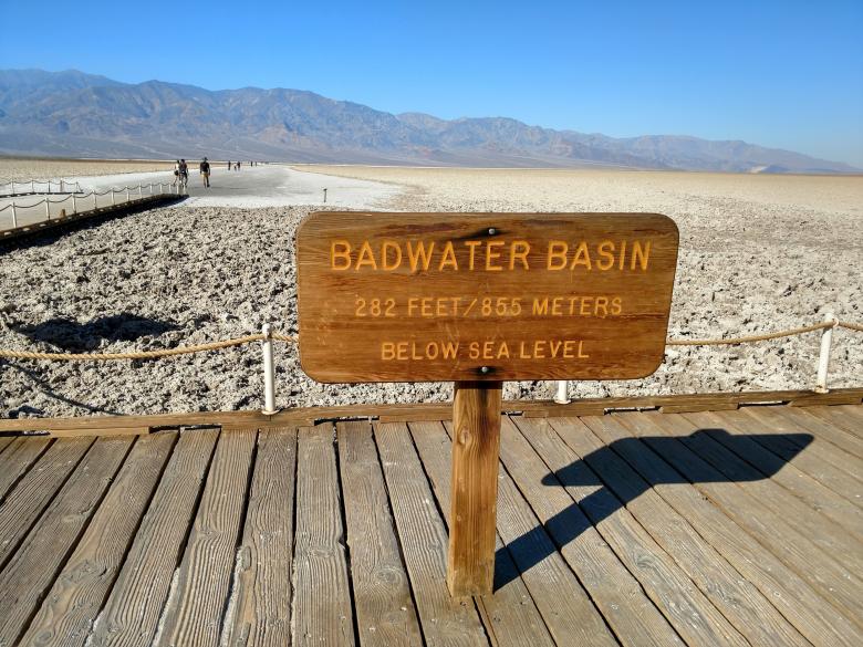 Free stock image of Badwater Basin Sign created by agphotostock.com