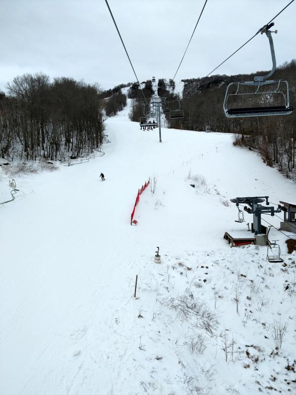 Free stock image of Ski Lift on Mountain in Winter created by agphotostock.com