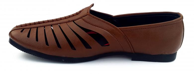 Free stock image of Brown Male Leather Sandal - Side View created by shiv Kumar