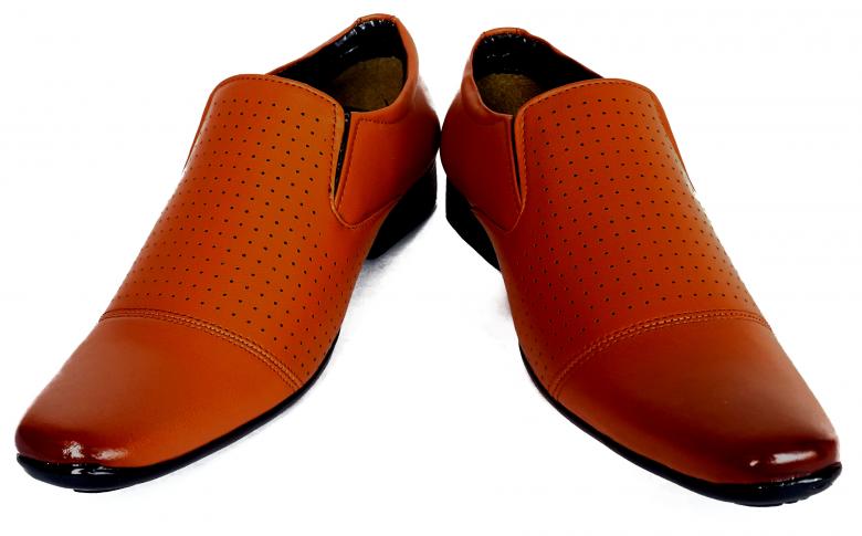 Free stock image of Brown Leather Shoes on White created by shiv Kumar
