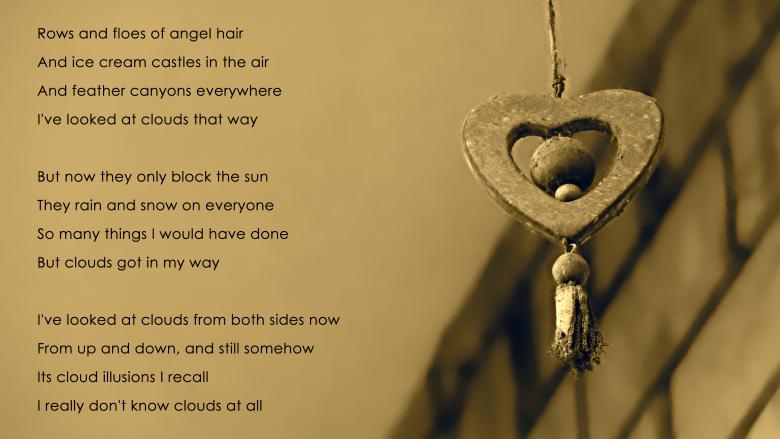 Free stock image of Heart Ornament and Quote created by Upekha Vandebona