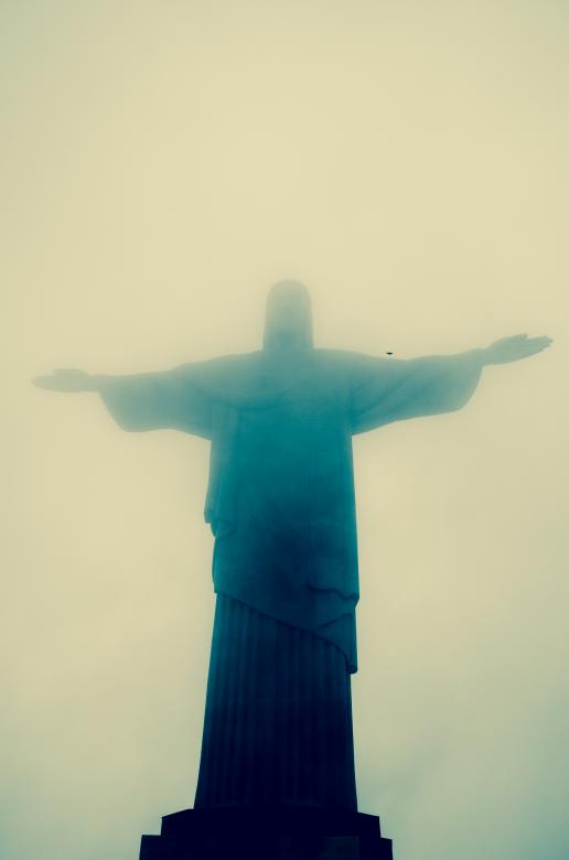 Free stock image of Foggy Jesus created by Batu Berk