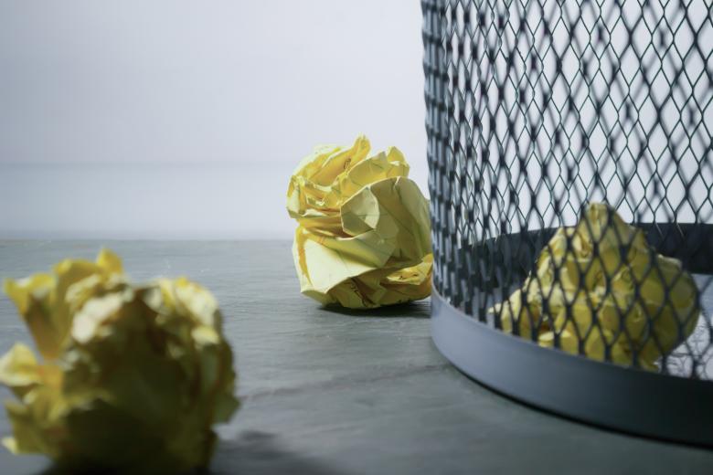 Free stock image of Crumbled Paper Balls Near Trash created by Steve A Johnson
