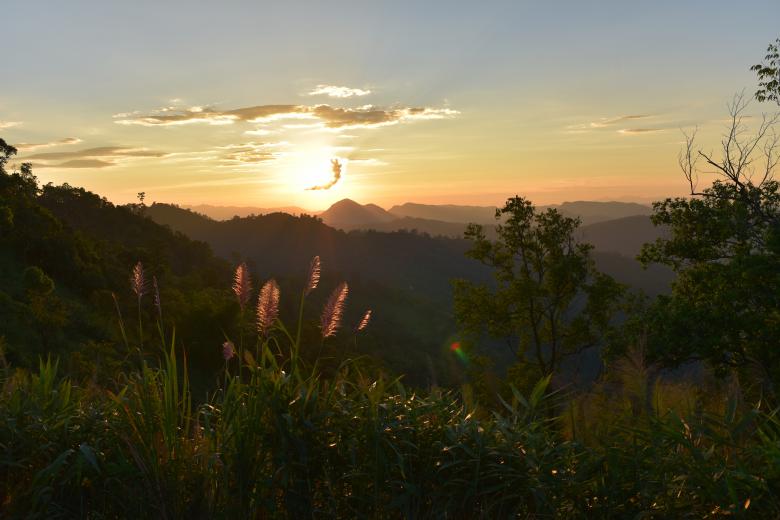 Free stock image of Sunset Mountain Nature created by Batu Berk