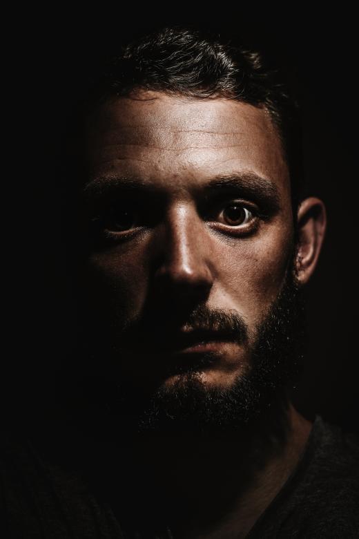 Free stock image of Man in the dark created by Alex Andrews