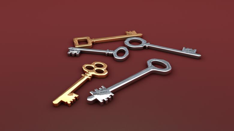 Free stock image of 3D Keys created by ковач