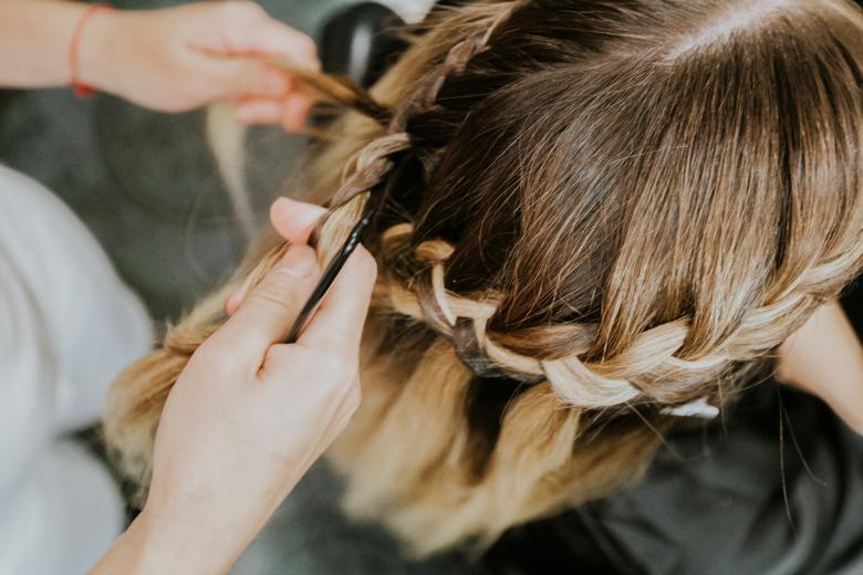 Free stock image of Bride Getting Hair Done created by Batu Berk