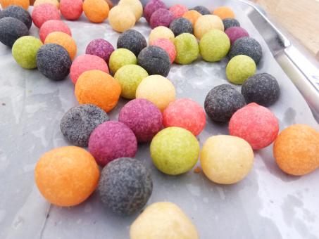 Colorful Fruit Balls