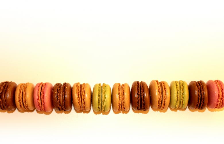 Free stock image of French Macaroons - With Copyspace - Sweets and Cookies created by Jack Moreh