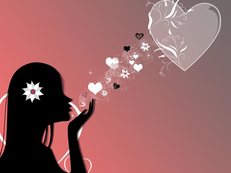 Free stock image of Send my Love  - Valentine Illustration created by lady lum