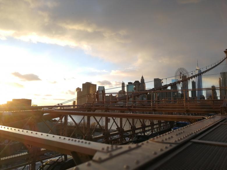 Free stock image of View from Brookly Bridge created by frhuynh