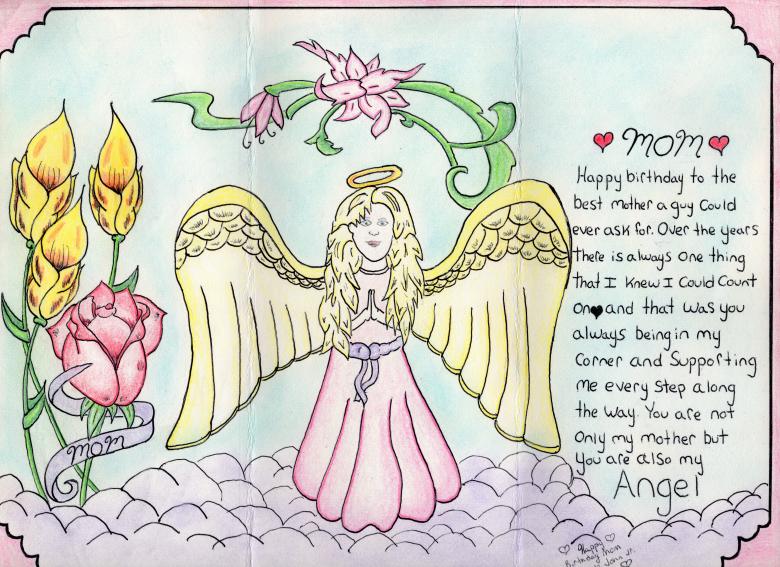 Free stock image of Homemade birthday card created by rudy liggett