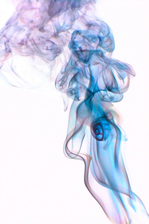 Free stock image of Blue Smoke on White created by 2happy