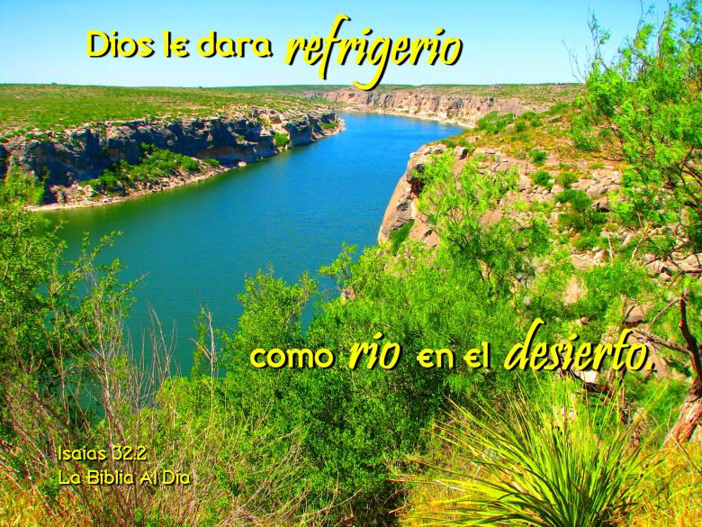 Free stock image of Dios le Dara Refrigerio created by DFNatureAwed
