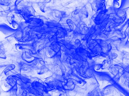 Free Stock Photo of Blue smoke on white background