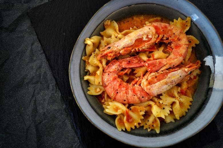 Free stock image of Pasta with Shrimps created by Ulei de masline din Olympia