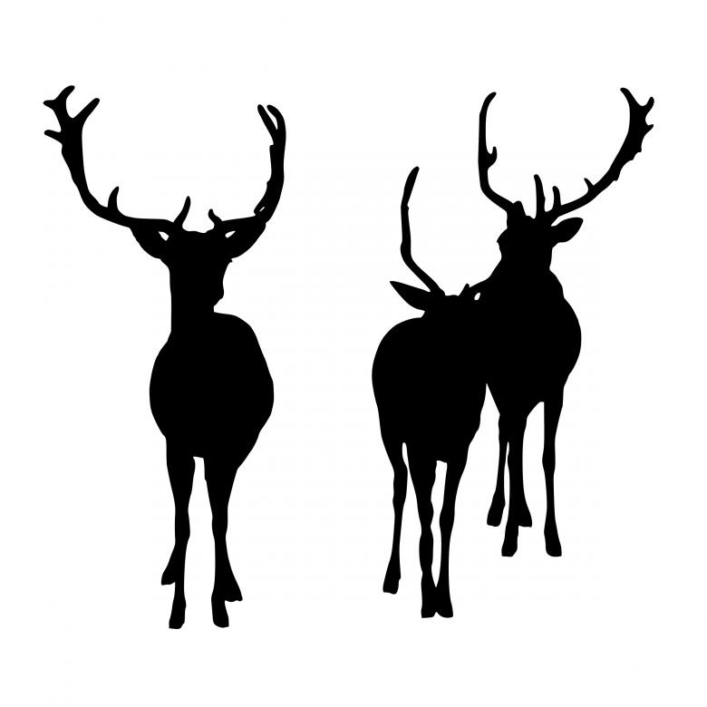 Free stock image of Deer Silhouette created by mohamed hassan
