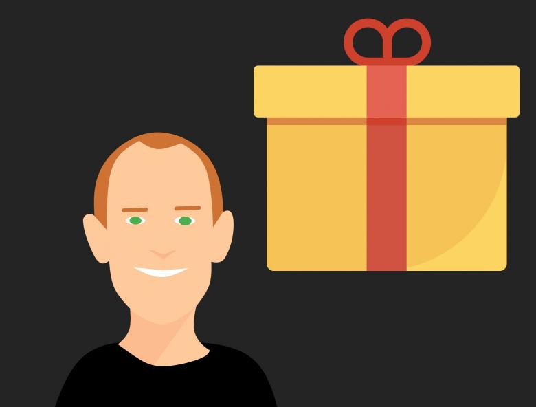 Free stock image of Gift Box and Male Portrait created by mohamed hassan