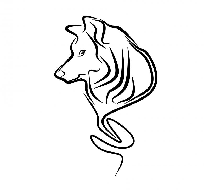 Free stock image of Wolf Tattoo created by mohamed hassan