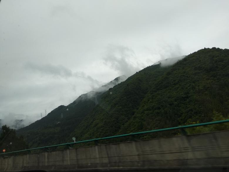 Free stock image of Cloudy Green Mountainside created by G xm