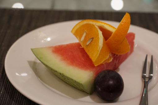 Melon and Orange Fruits