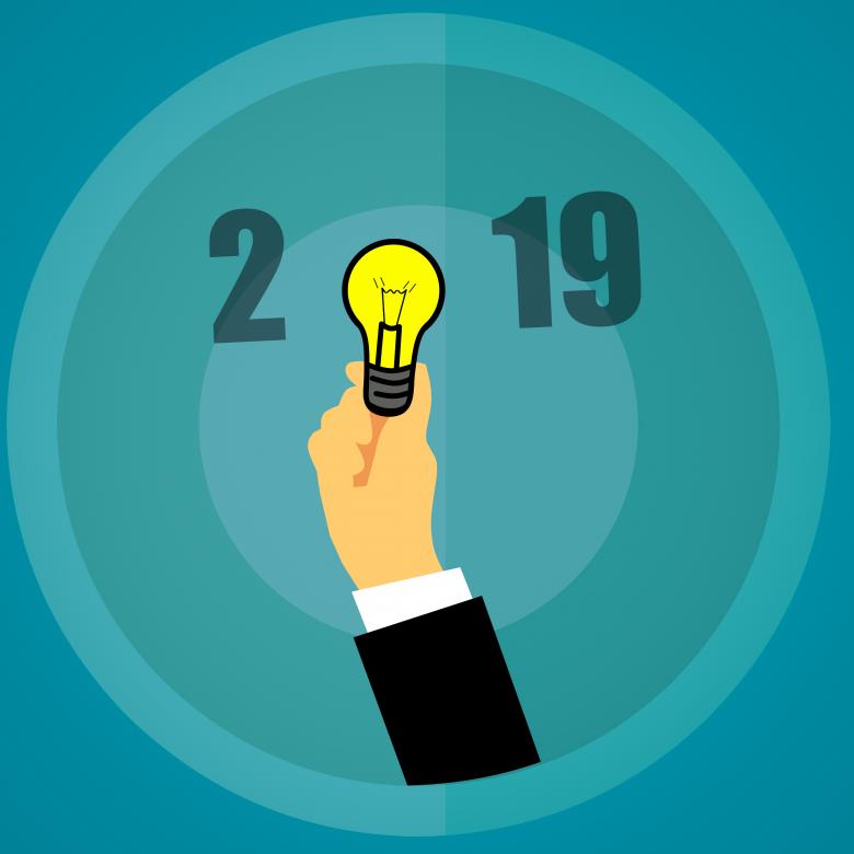 Free stock image of New Year 2019 Illustration created by mohamed hassan