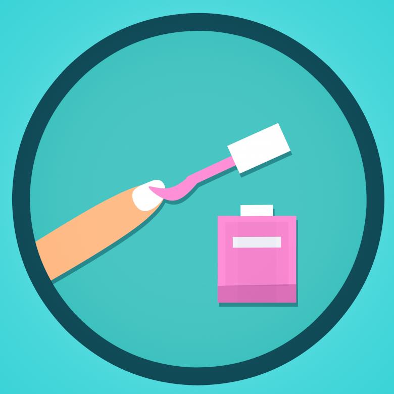 Free stock image of Nail Polish Illustration created by mohamed hassan