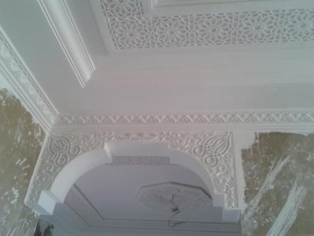 Ornate Plaster Bow