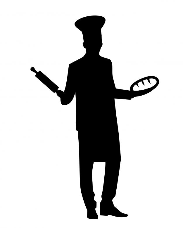 Free stock image of Baker Silhouette created by mohamed hassan