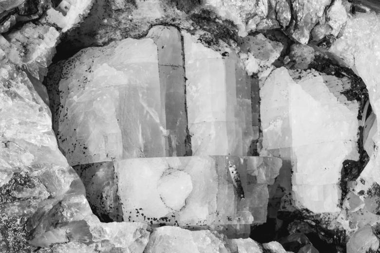 Free stock image of Grayscale Crystal Surface created by Free Texture Friday