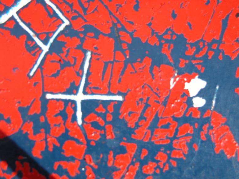 Free stock image of Red Painting on Metal Background created by CHRISTIAN HEMBERT