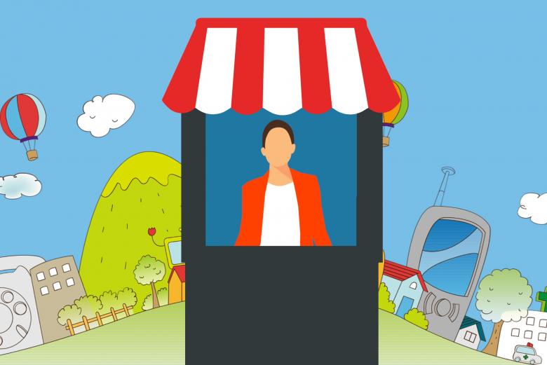 Free stock image of Town Booth Illustration created by mohamed hassan