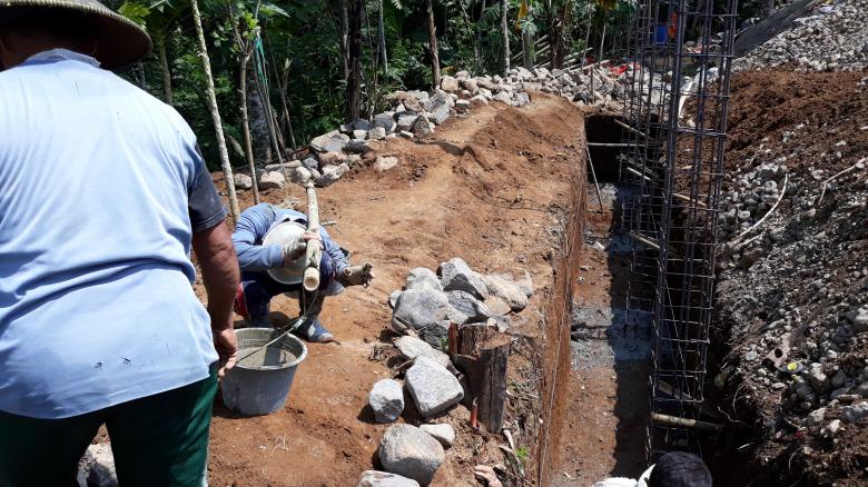 Free stock image of Construction of basic foundation structures for soil embankments created by bang doel