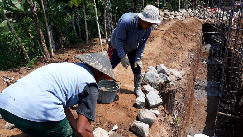 Free stock image of Construction of basic foundation structures for soil embankments created by bang doel