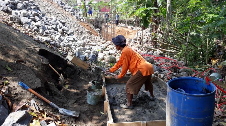 Free stock image of Construction of basic foundation structures for soil embankments created by bang doel