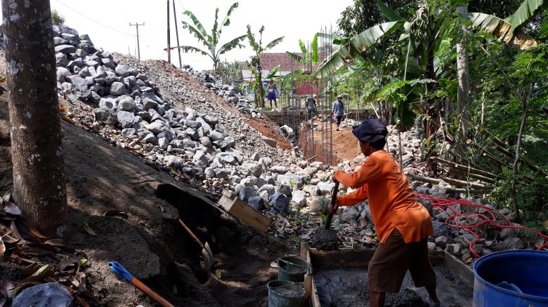 Free stock image of Construction of basic foundation structures for soil embankments created by bang doel