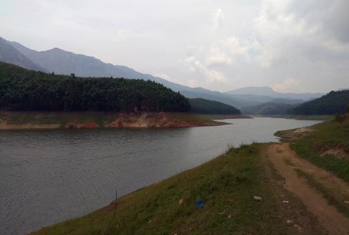 Munnar Echo Point Lake Water Landscape View