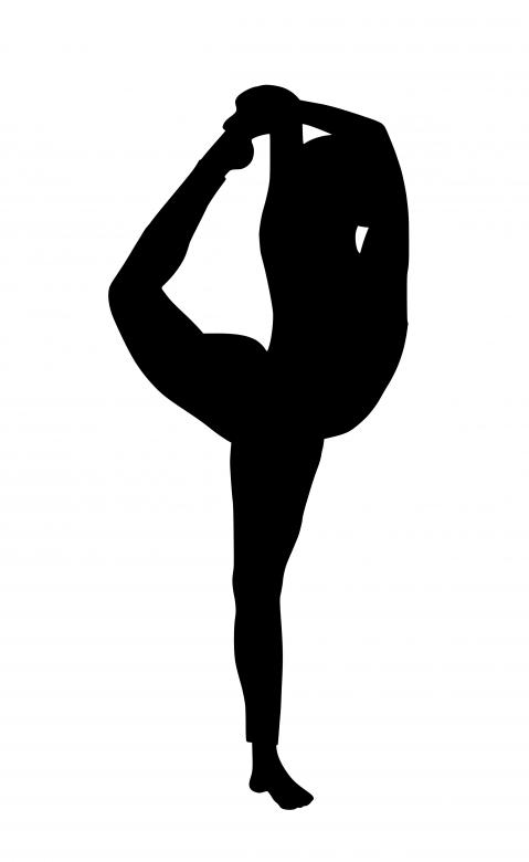 Free stock image of Yoga Stretch Silhouette created by mohamed hassan