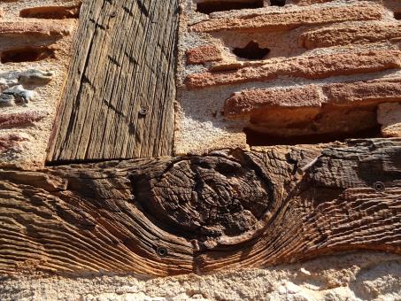 Free Stock Photo of Restored very old wall