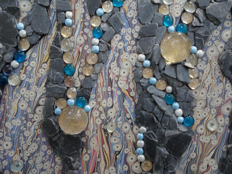 Free stock image of Mosaic art with pearls created by GAIMARD Jacques