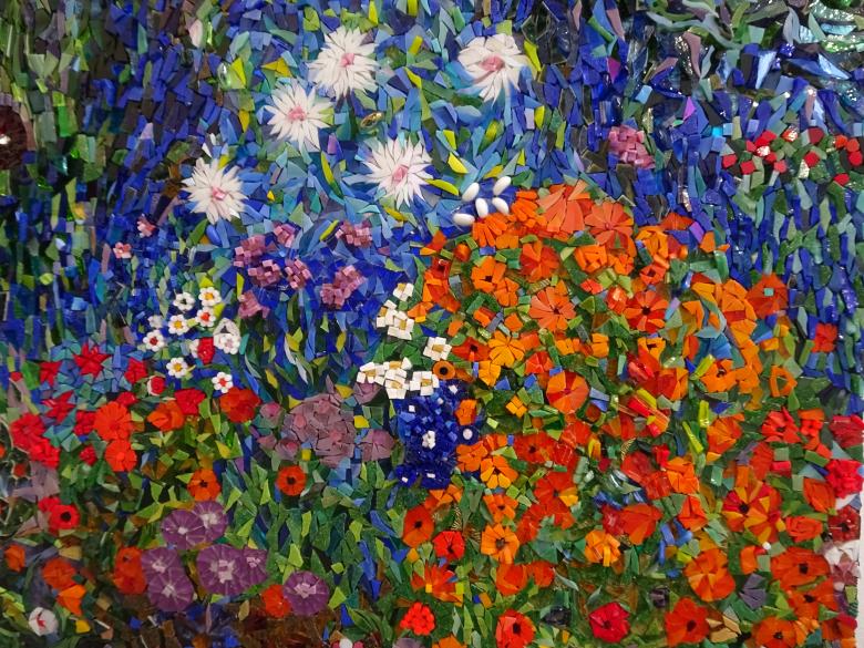 Free stock image of Mosaic Floral Art created by GAIMARD Jacques