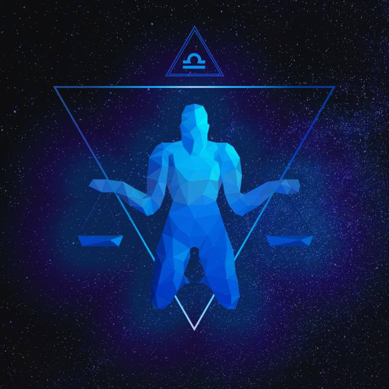 Free stock image of Libra Polygonal Artwork created by Helen